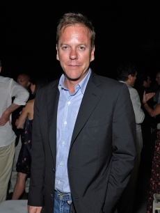 Kiefer Sutherland attends the Showtime and Cinema Society premiere of ‘Homeland’ at a private residence in East Hampton, NY, on August 13, 2011 
