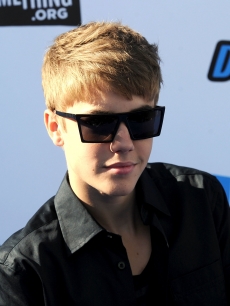 Justin Bieber sports shades at the 2011 VH1 Do Something Awards at the Hollywood Palladium in Hollywood, Calif. on August 14, 2011 