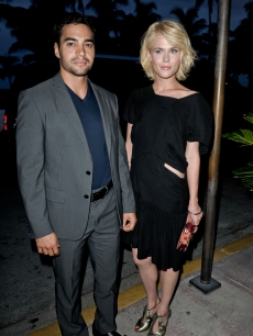 “Charlie’s Angels” stars Ramon Rodriguez and Rachael Taylor co-host the opening reception for The Art Of Robert Zuckerman retrospective photography exhibition at Betsy Hotel in Miami Beach, on August 14, 2011