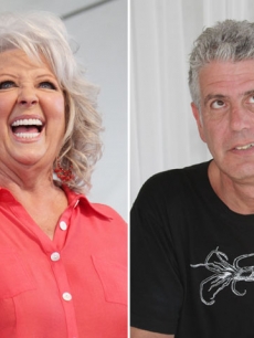 Paula Deen and Anthony Bourdain