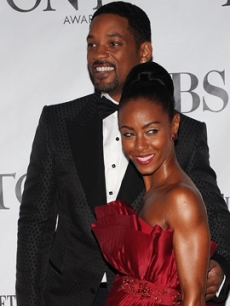 Will Smith and Jada Pinkett-Smith make a night of it at the 64th Annual Tony Awards at Radio City Music Hall in NYC on June 13, 2010