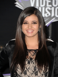 Rebecca Black arrives at the 2011 MTV Video Music Awards at Nokia Theatre L.A. LIVE in Los Angeles on August 28, 2011