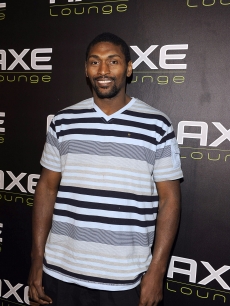 Ron Artest visits the AXE Lounge in Southampton at AXE Lounge, Southampton, New York, on July 16, 2011