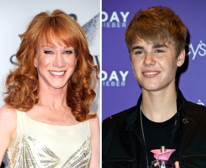 Kathy Griffin, Justin Bieber