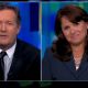 Piers Morgan and Christine O’Donnell on “Piers Morgan Tonight” on CNN, Aug. 18, 2011