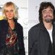 Kimberly Stewart and Benicio del Toro 
