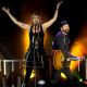 Jennifer Nettles and Kristian Bush of Sugarland perform at Raley Field in Sacramento, Calif. on August 25, 2011 