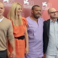 Matt Damon, Gwyneth Paltrow, Laurence Fishburne and director Steven Soderbergh pose at the ‘Contagion’ photocall during the 68th Venice Film Festival at Palazzo del Cinema in Venice, Italy, on September 2, 2011