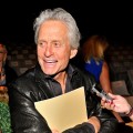 Michael Douglas attends the Michael Kors Spring 2012 fashion show during Mercedes-Benz Fashion Week at The Theater at Lincoln Center in New York City on September 14, 2011 