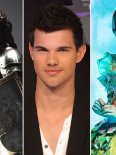 Kristen Stewart in “Snow White and the Huntsman” / Taylor Lautner / Lily Collins in “The Brothers Grimm: Snow White”
