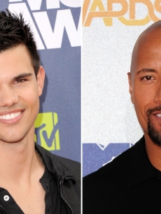 Taylor Lautner, Dwayne Johnson