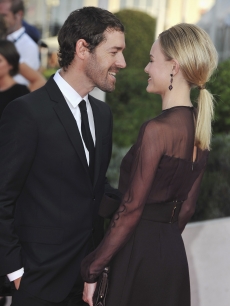 Kate Bosworth shares a tender moment with new man Michael Polish at the opening ceremony of the 37th Deauville American Film Festival, Deauville, France, on September 2, 2011
