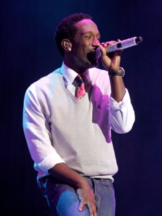 Shawn Stockman performing at the 2011 Essence Music Festival at the Louisiana Superdome in New Orleans on July 1, 2011. 