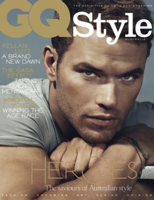GQ Style Australia September 2011 cover star Kellan Lutz