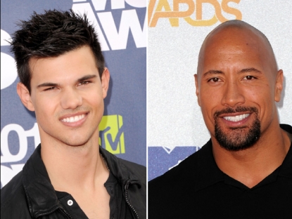 Taylor Lautner, Dwayne Johnson