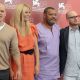 Matt Damon, Gwyneth Paltrow, Laurence Fishburne and director Steven Soderbergh pose at the ‘Contagion’ photocall during the 68th Venice Film Festival at Palazzo del Cinema in Venice, Italy, on September 2, 2011