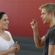 Ricki Lake and Derek Hough rehearse for “Dancing with the Stars,” September 2011