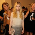 Chloe Moretz attends the Calvin Klein Collection Spring 2012 fashion show during Mercedes-Benz Fashion Week at 205 West 39th Street in NYC on September 15, 2011