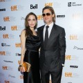 Angelina Jolie and Brad Pitt arrive at ‘Moneyball’ Premiere at Roy Thomson Hall during the 2011 Toronto International Film Festival in Toronto, Canada on September 9, 2011
