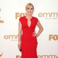 Kate Winslet looks radiant in red at the 63rd Annual Primetime Emmy Awards held at Nokia Theatre L.A. LIVE in Los Angeles on September 18, 2011
