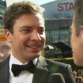 2011 Emmy Awards Red Carpet: Jimmy Fallon’s Words Of Encouragement To Jane Lynch