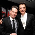 Kevin Dillon and Chris Noth pose inside the HP Touchsmart Gift Lounge backstage at the Nokia Theatre, in celebration of The 63rd Primetime Emmy Awards, produced by On 3 Productions on September 18, 2011 in Los Angeles