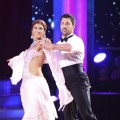 Hope Solo and Maksim Chmerkovskiy perform the Viennese waltz on “Dancing with the Stars,” Week 1, September 19, 2011