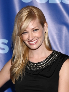Beth Behrs attends the 2011 CBS Upfront at The Tent at Lincoln Center, NYC, on May 18, 2011