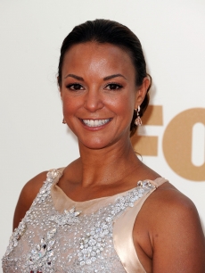 Eva La Rue arrives at the 63rd Annual Primetime Emmy Awards held at Nokia Theatre L.A. LIVE, Los Angeles, on September 18, 2011