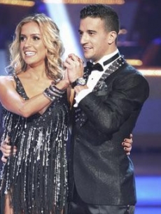 Kristin Cavallari and Mark Ballas listen to the judges on Night 1, Week 1 of “Dancing,” September 19, 2011