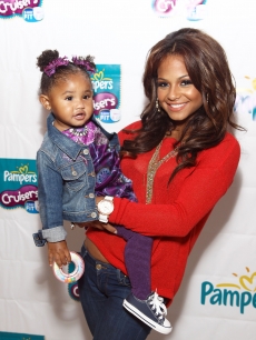 Christina Milian and daugther Violet attend Play-A-Palooza, sponsored by Pampers Cruisers 3-Way Fit at Dylan’s Candy Bar, NYC, September,  21, 2011