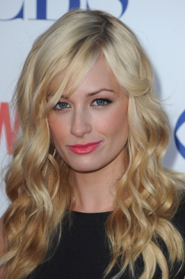 Beth Behrs arrives at the TCA Party for CBS, The CW and Showtime held at The Pagoda, Beverly Hills, on August 3, 2011