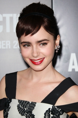 Lily Collins is seen at the premiere of ‘Abduction’ at Grauman’s Chinese Theatre in Hollywood, Calif. on September 15, 2011