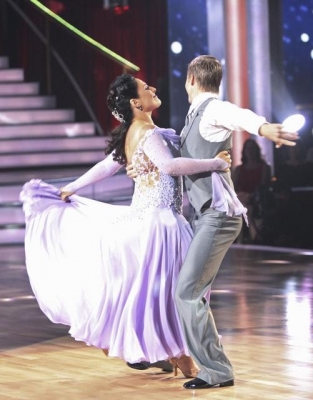 Derek Hough and Ricki Lake perform during Night 1, Week 1 of “Dancing,” September 19, 2011