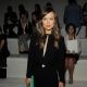 Olivia Wilde poses at the Ralph Lauren Spring 2012 fashion show during Mercedes-Benz Fashion Week at Skylight Studio in New York City on September 15, 2011