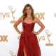 Connie Britton arrives in deep red at the 63rd Annual Primetime Emmy Awards held at Nokia Theatre L.A. LIVE in Los Angeles on September 18, 2011
