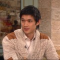 Harry Shum Jr. stops by Access Hollywood Live on October 7, 2011  