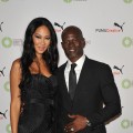 Kimora Lee and Djimon Hounsou attends the PUMA.Creative Impact Award at Mandarin Oriental Hyde Park, London, on October 11, 2011 