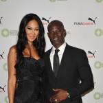 Kimora Lee and Djimon Hounsou attends the PUMA.Creative Impact Award at Mandarin Oriental Hyde Park, London, on October 11, 2011 