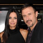 Courteney Cox and David Arquette are all smiles at the premiere of “Scream 4” held at Grauman’s Chinese Theatre in Hollywood, Calif. on April 11, 2011
