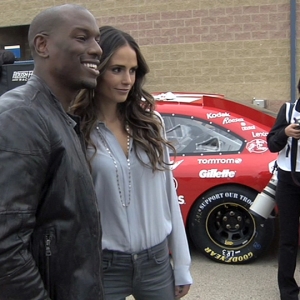 Jordana Brewster & Tyrese Gibson Jumpstart The NASCAR ‘Fast Five 225’ Race
