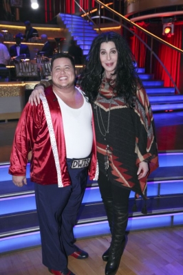 Chaz Bono and Cher at “Dancing with the Stars,” Week 4, Oct. 10, 2011