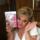 Nancy Grace posts a photo on Twitter of herself with her “breast petals”