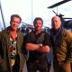 Arnold Schwarzenegger, Sylvester Stallone and Bruce Willis on ‘The Expendables 2’ set

