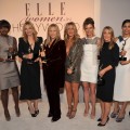Honorees Naomi Watts, Viola Davis, Michelle Pfeiffer, Barbra Streisand, Jennifer Aniston, Editor-in-chief of ELLE Robbie Myers, honorees Stacey Snider, Freida Pinto, and Evan Rachel Wood attend ELLE’s 18th Annual Women in Hollywood Tribute held at the Four Seasons Hotel Los Angeles at Beverly Hills in Beverly Hills, Calif. on October 17, 2011 