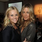 Reese Witherspoon and Jennifer Aniston attend ELLE’s 18th Annual Women in Hollywood Tribute held at the Four Seasons Hotel in Los Angeles on October 17, 2011 