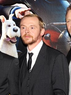 Jamie Bell, Simon Pegg and Daniel Craig seen looking dapper at the UK premiere of ‘The Adventures Of Tintin: The Secret Of The Unicorn’ at The 55th BFI London Film Festival in London on October 23, 2011