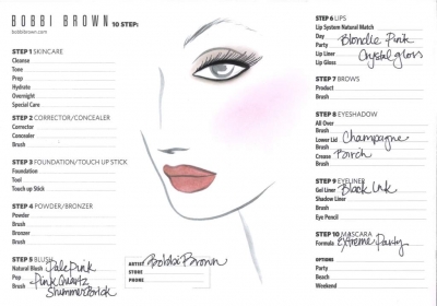 Bobbi Brown’s makeup look for Gwyneth Paltrow
