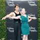 Lisa Niemi Swayze attends the unveiling of Patrick Swayze’s wax figure at Madame Tussauds Hollywood on October 18, 2011 in Hollywood