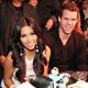 Kim Kardashian and Kris Humphries celebrate Kim’s birthday at Marquee Nightclub at the Cosmopolitan of Las Vegas in Las Vegas on October 22, 2011
